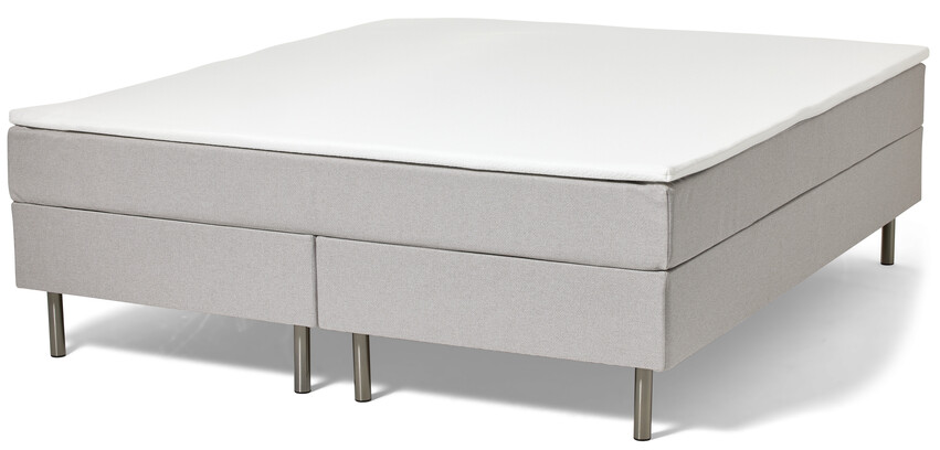 Ljusdal - Kontinentalsäng, dubbelsäng - Grå