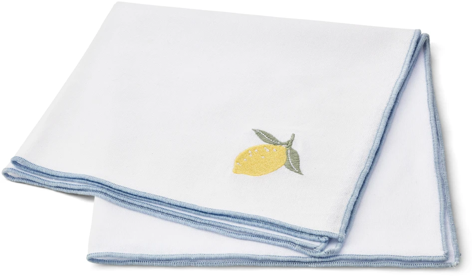 Lemon - Servett 2-pack, bomull, 45x45 cm - Gul