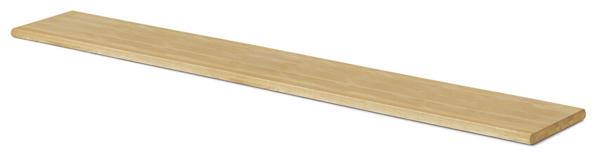 Axel - Vägghyllplan, 120x20x1,8 cm - Brun