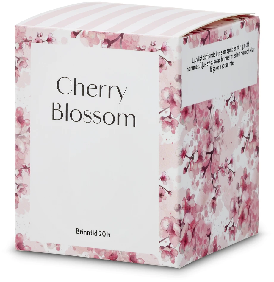 Cherry Blossom - Doftljus, H7,3 Ø6 cm, 100 gr - Rosa