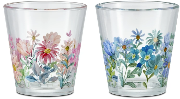 Florentina, Glas, H 10 Ø 8 cm, 30 cl