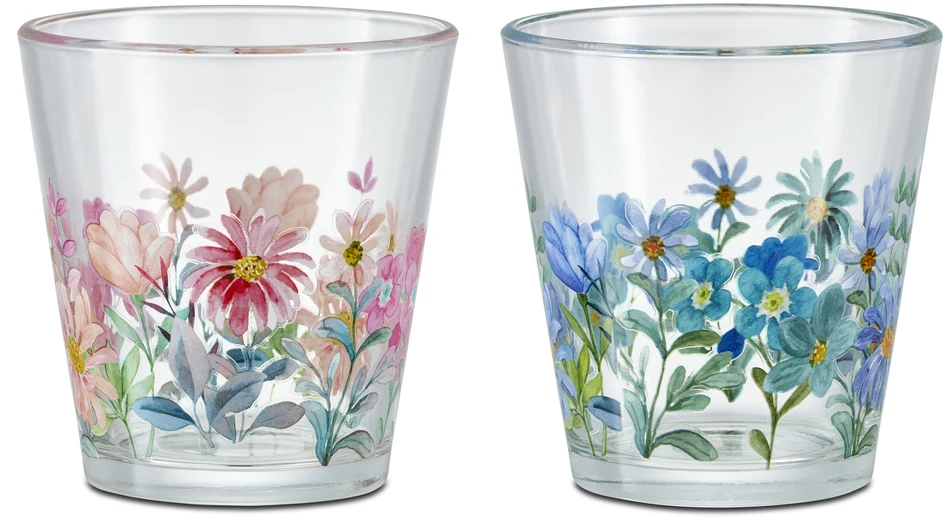 Florentina - Glas, H 10 Ø 8 cm, 30 cl - Flerfärgad