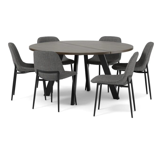 Nomad, Matgrupp med 6 stolar Melic