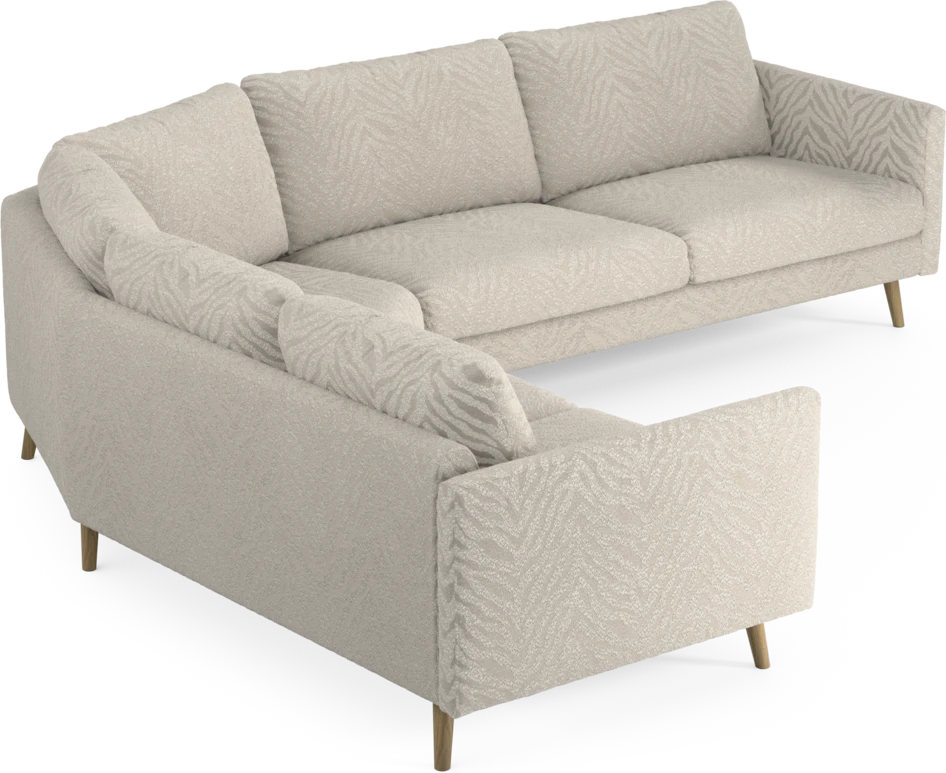 Madison Lux - Hörnsoffa 2+3-sits, hörn 2 - Vit
