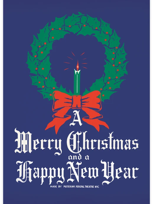 A Merry Christmas and a Happy New Year, Poster