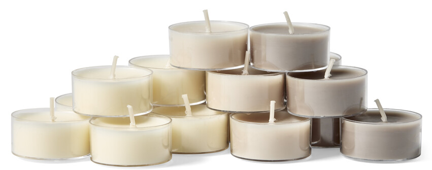 Viola - Doftljus, Vanilla, 30-pack, brinntid 4 h, 13 gr, värmeljus - Brun