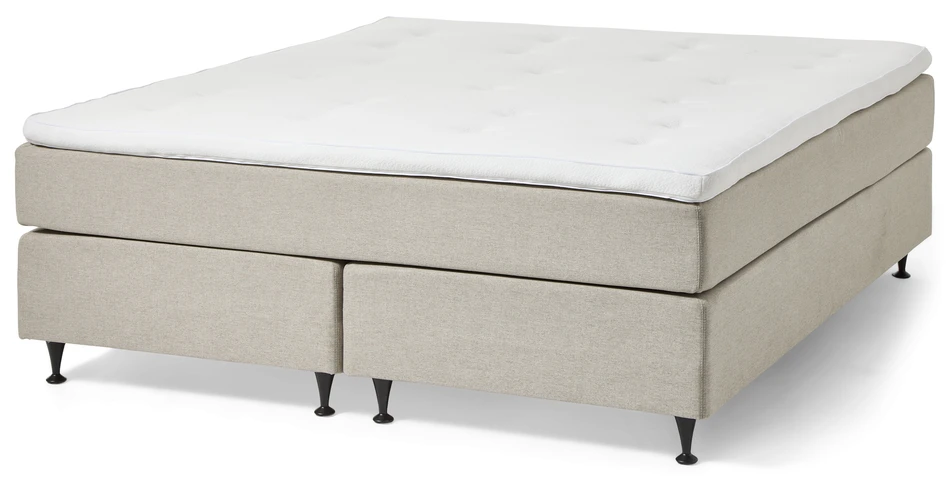Änga Comfort - Kontinentalsäng, dubbelsäng med bäddmadrass - Brun