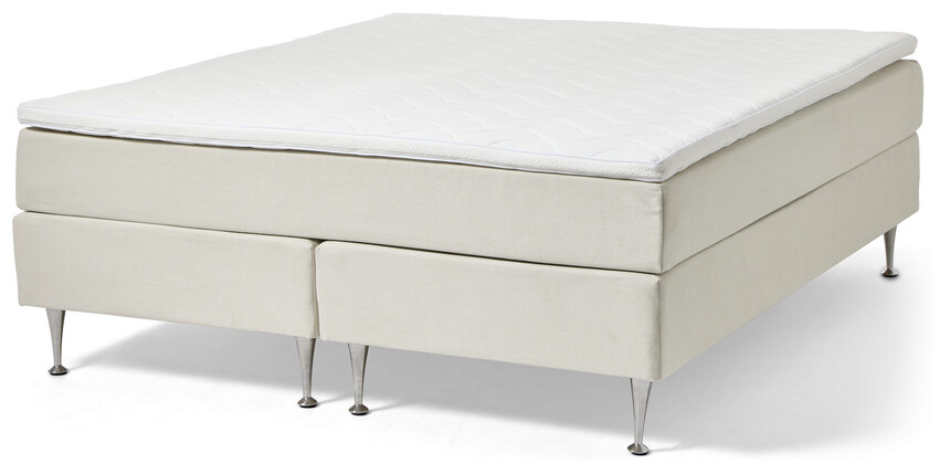 Änga - Kontinentalsäng, dubbelsäng med bäddmadrass - Beige