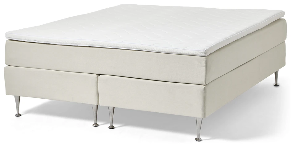 Änga - Kontinentalsäng, dubbelsäng med bäddmadrass - Beige