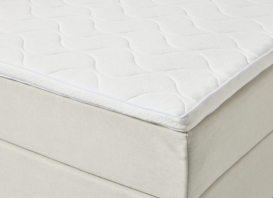 Änga - Kontinentalsäng, dubbelsäng med bäddmadrass - Beige