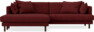 Harper - 4-sits med schäslong XL vänster - Rosa