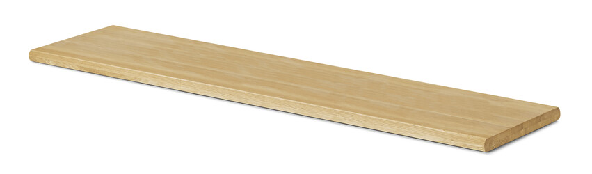 Axel - Vägghyllplan, 80x20x1,8 cm - Brun