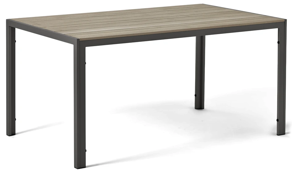 Village - Utebord, L 150 cm - Svart