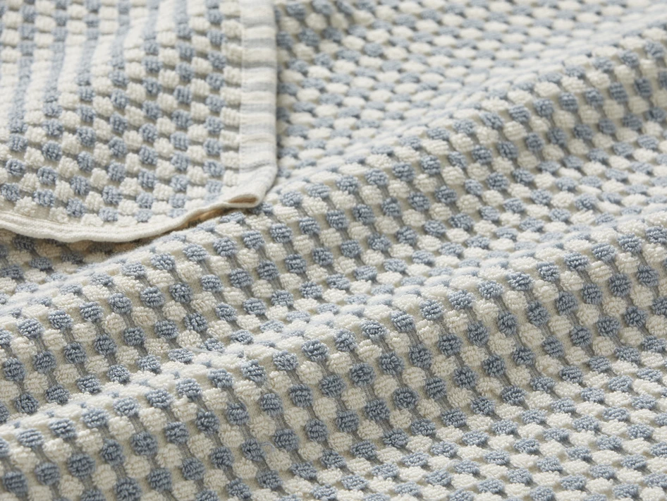 Dottie - Badhandduk, 70x140cm - Blå