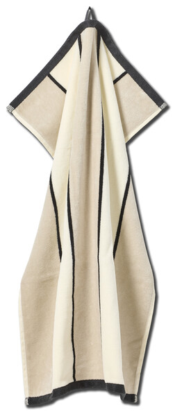 Stripe - Handduk, 50x70 cm - Beige