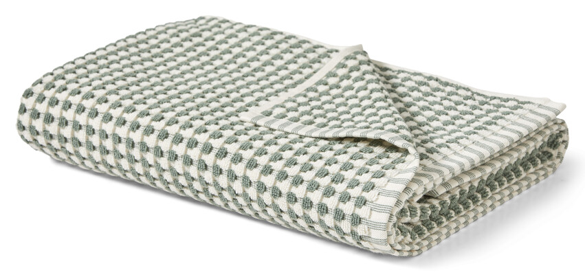 Dottie - Badhandduk, 70x140cm - Grön