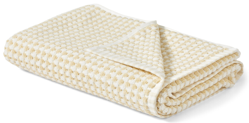 Dottie - Badhandduk, 70x140cm - Gul