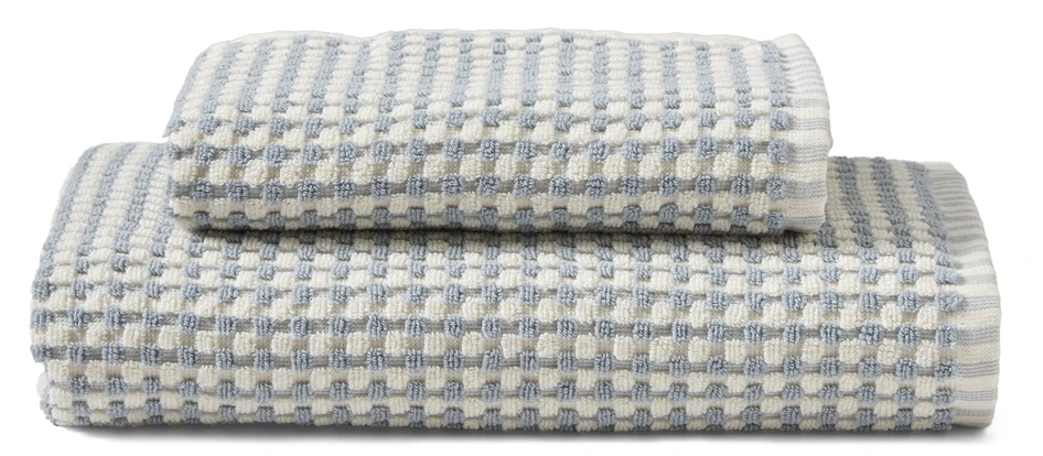 Dottie - Badhandduk, 70x140cm - Blå