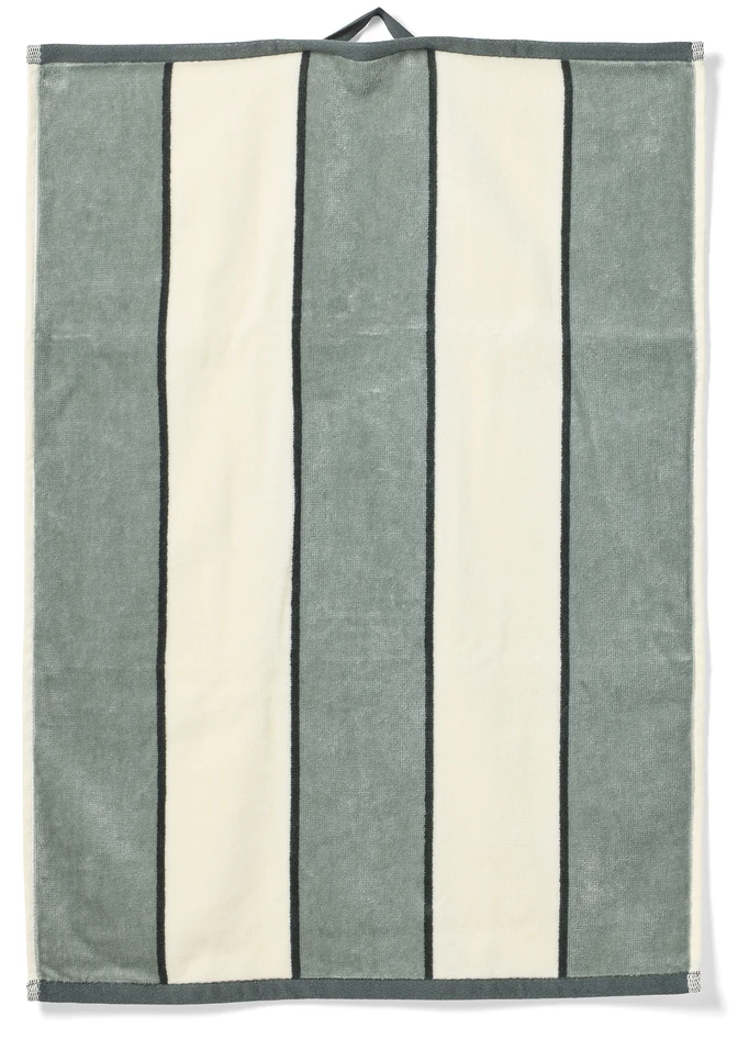 Stripe - Handduk, 50x70 cm - Blå