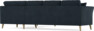 Eden - Hörnsoffa, 3+2-sits - Blå