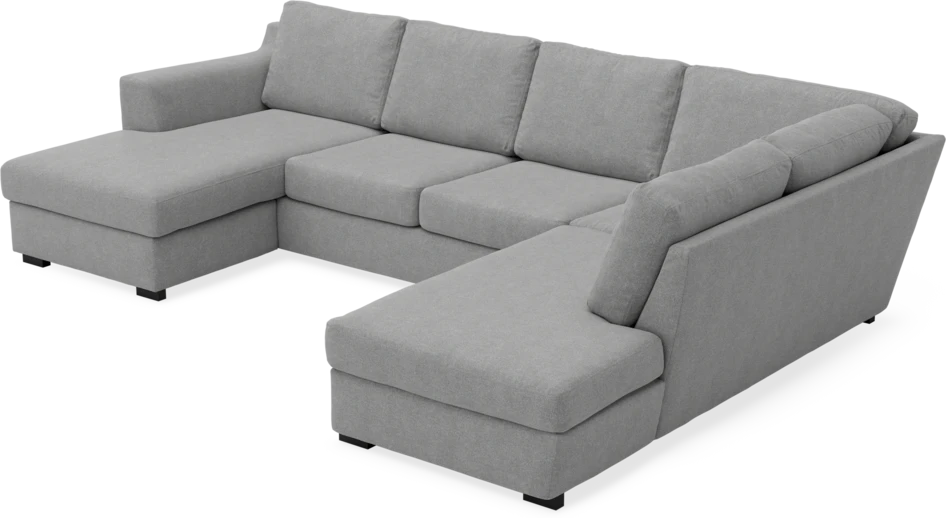 Friday - 3-sits soffa med schäslong vänster och divan höger - Grå