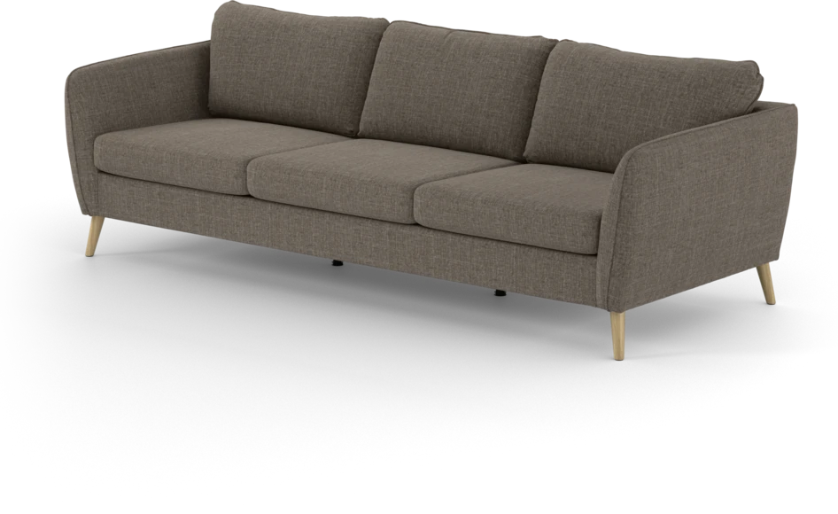 County - 3-sits soffa - Brun