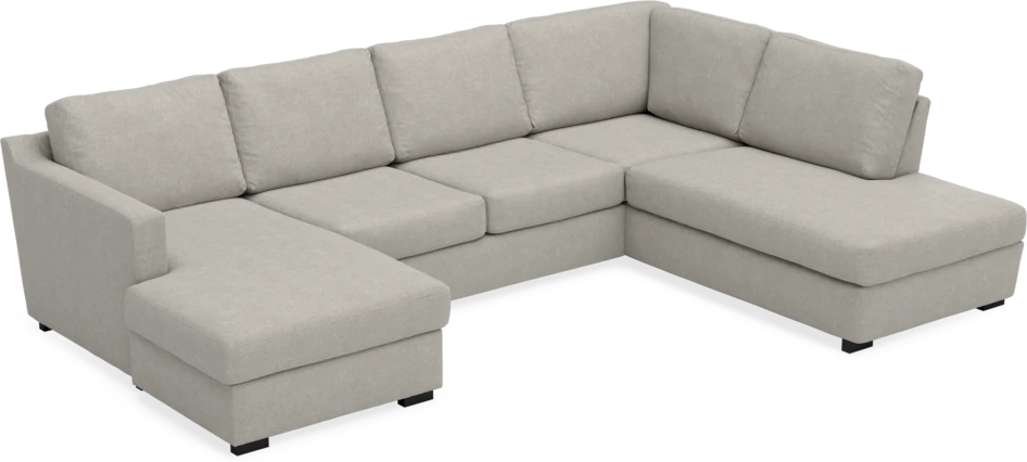 Friday - 3-sits soffa med schäslong vänster och divan höger - Beige