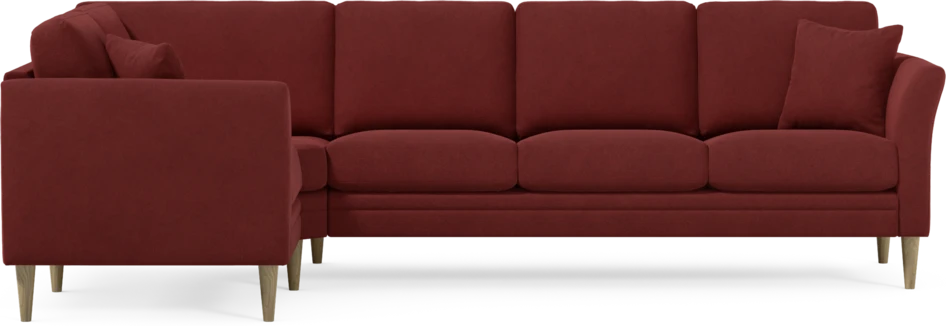 Eden - Hörnsoffa, 1+3-sits - Röd