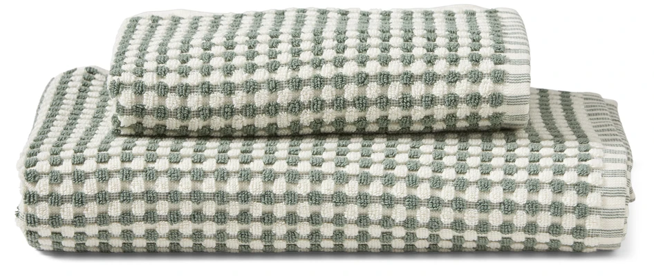 Dottie - Badhandduk, 70x140cm - Grön
