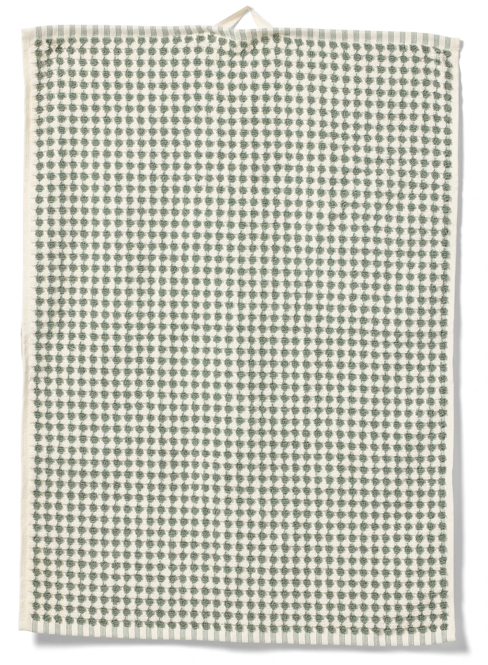 Dottie - Handduk, 50x70 cm - Grön