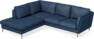 Madison - 2-sits soffa med divan vänster - Blå