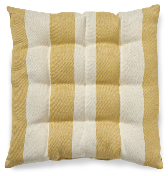 Torekov - Vattenavvisande stolsdyna, 45x45 cm - Gul