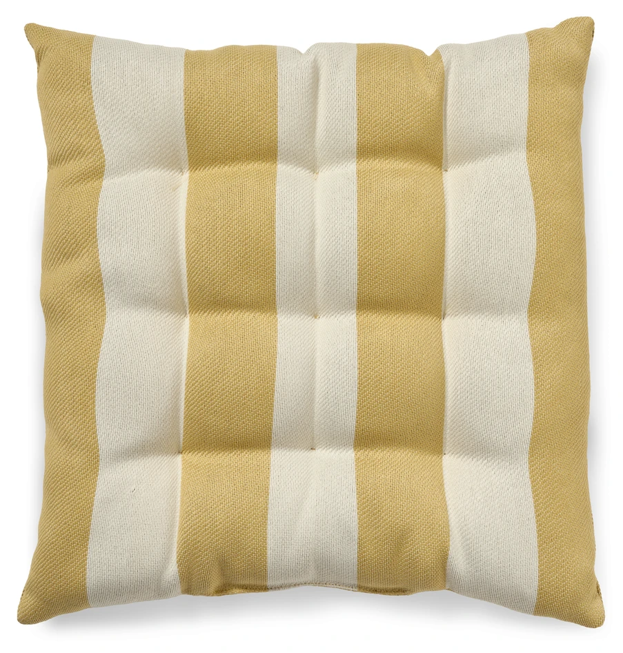 Torekov - Vattenavvisande stolsdyna, 45x45 cm - Gul