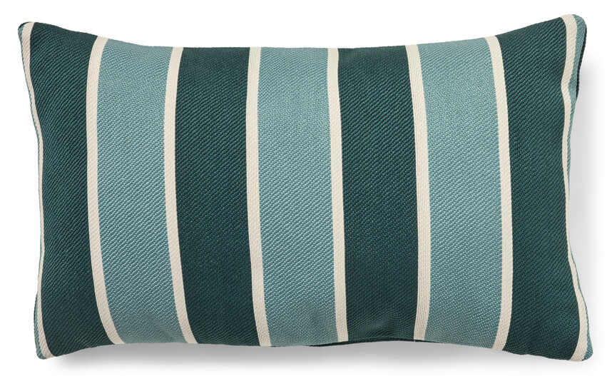 Torekov - Vattenavvisande utekudde, 30x50 cm - Blå