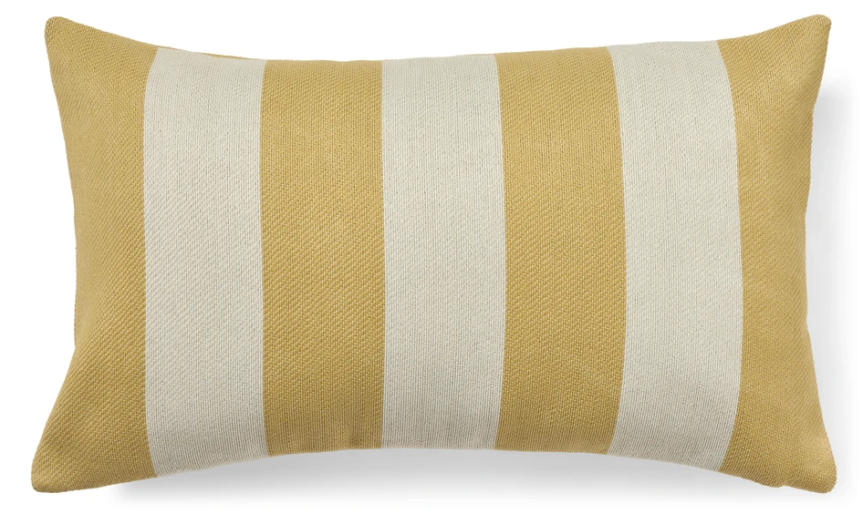 Torekov - Vattenavvisande utekudde, 30x50 cm - Gul