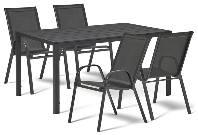 Village/Callisto, Utegrupp med bord och 4 karmstolar