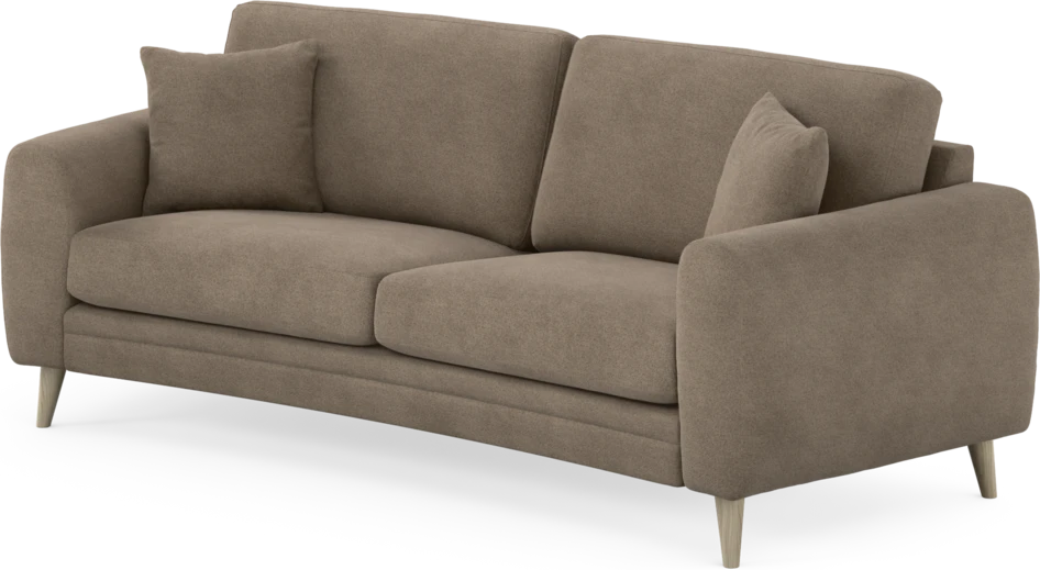 Eden - 2,5-sits soffa svängd - Brun