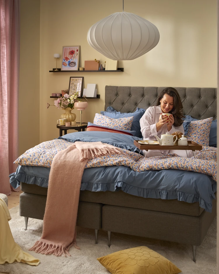 Asperö Comfort - Kontinentalsäng, dubbelsäng med bäddmadrass Comfort och sängben - inspiration