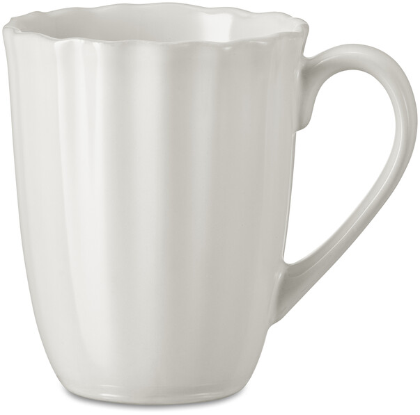 Shelly - Mugg, H 11,5 Ø 9 cm, 40 cl - Vit