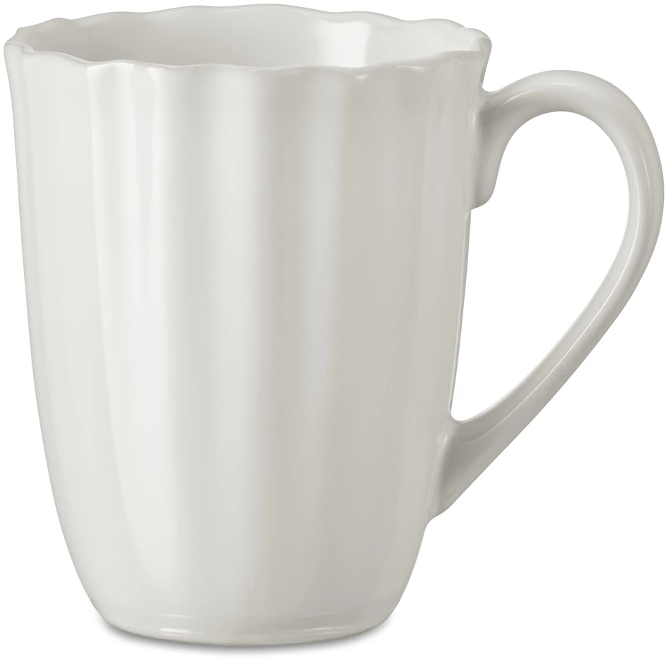 Shelly - Mugg, H 11,5 Ø 9 cm, 40 cl - Vit