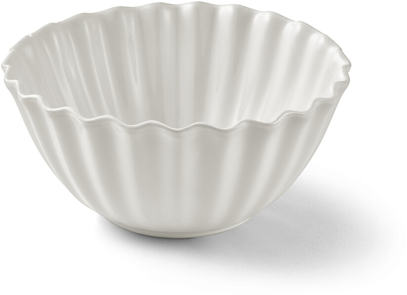 Shelly - Serveringsskål, H 11,7 Ø 25 cm - Vit