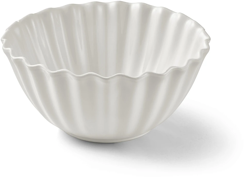 Shelly - Serveringsskål, H 11,7 Ø 25 cm - Vit