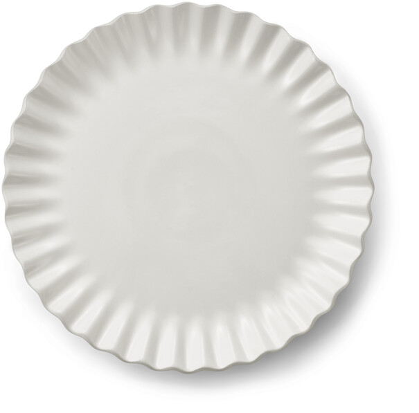 Shelly - Tallrik, Ø 26 cm - Vit