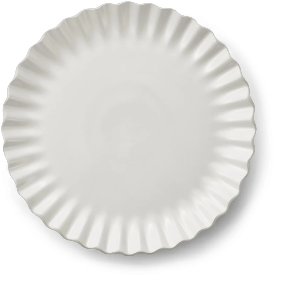 Shelly - Tallrik, Ø 26 cm - Vit