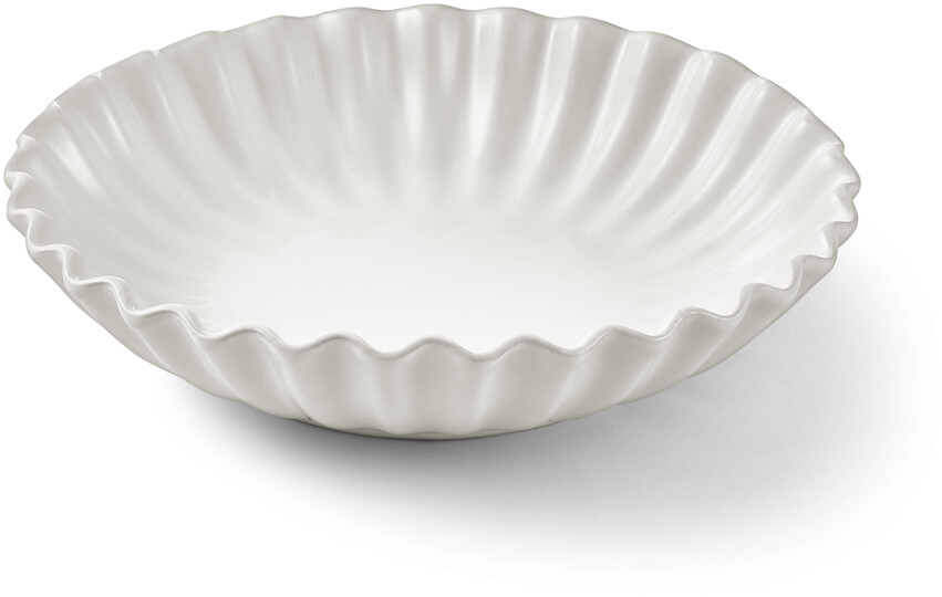 Shelly - Djup tallrik, H5 Ø 20,5 cm - Vit