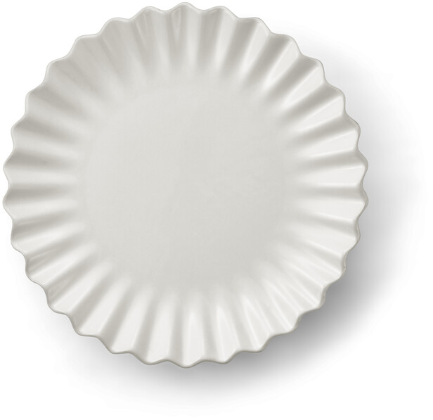 Shelly - Assiett, Ø 21 cm - Vit