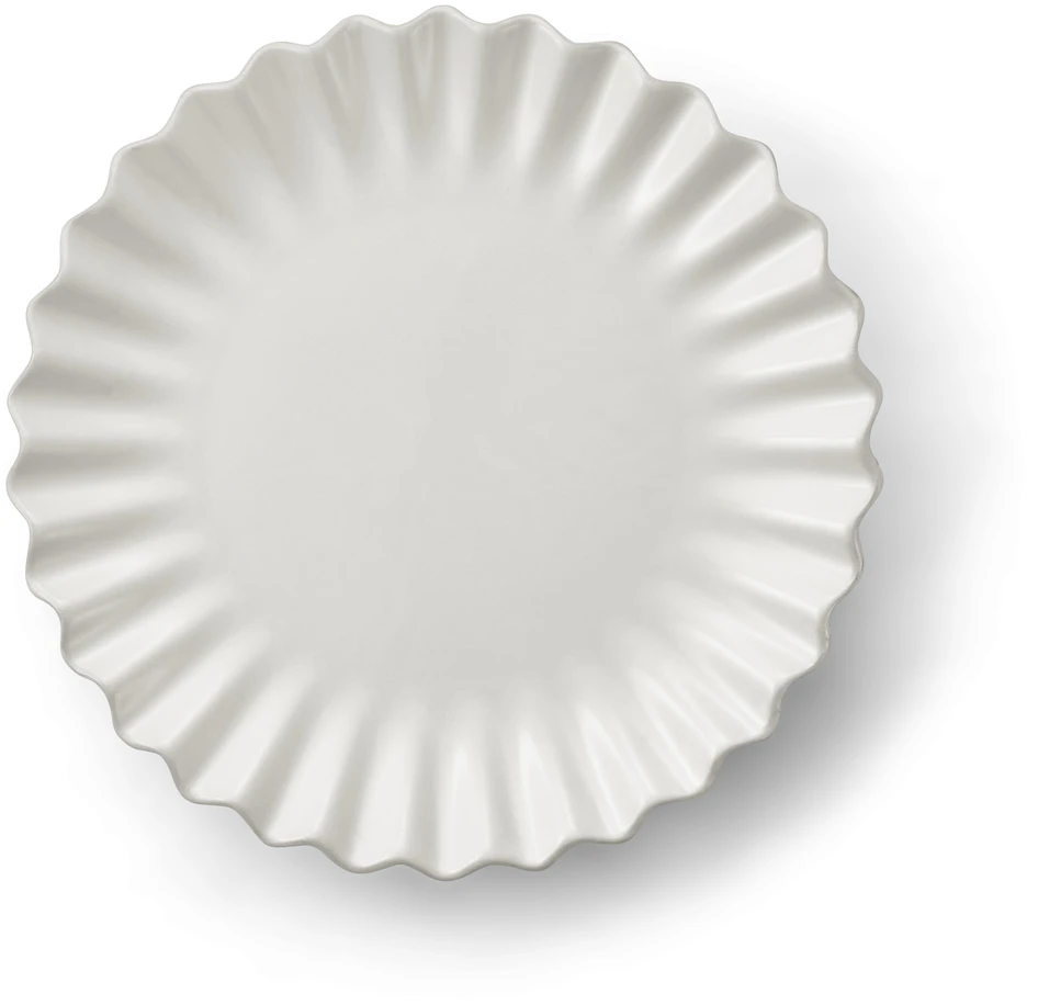 Shelly - Assiett, Ø 21 cm - Vit