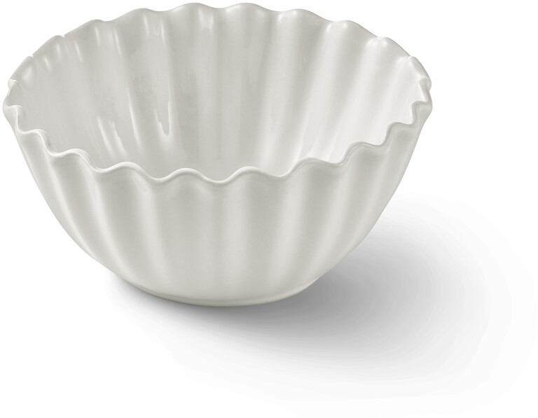 Shelly - Skål, H 7 Ø 14,5 cm  - Vit