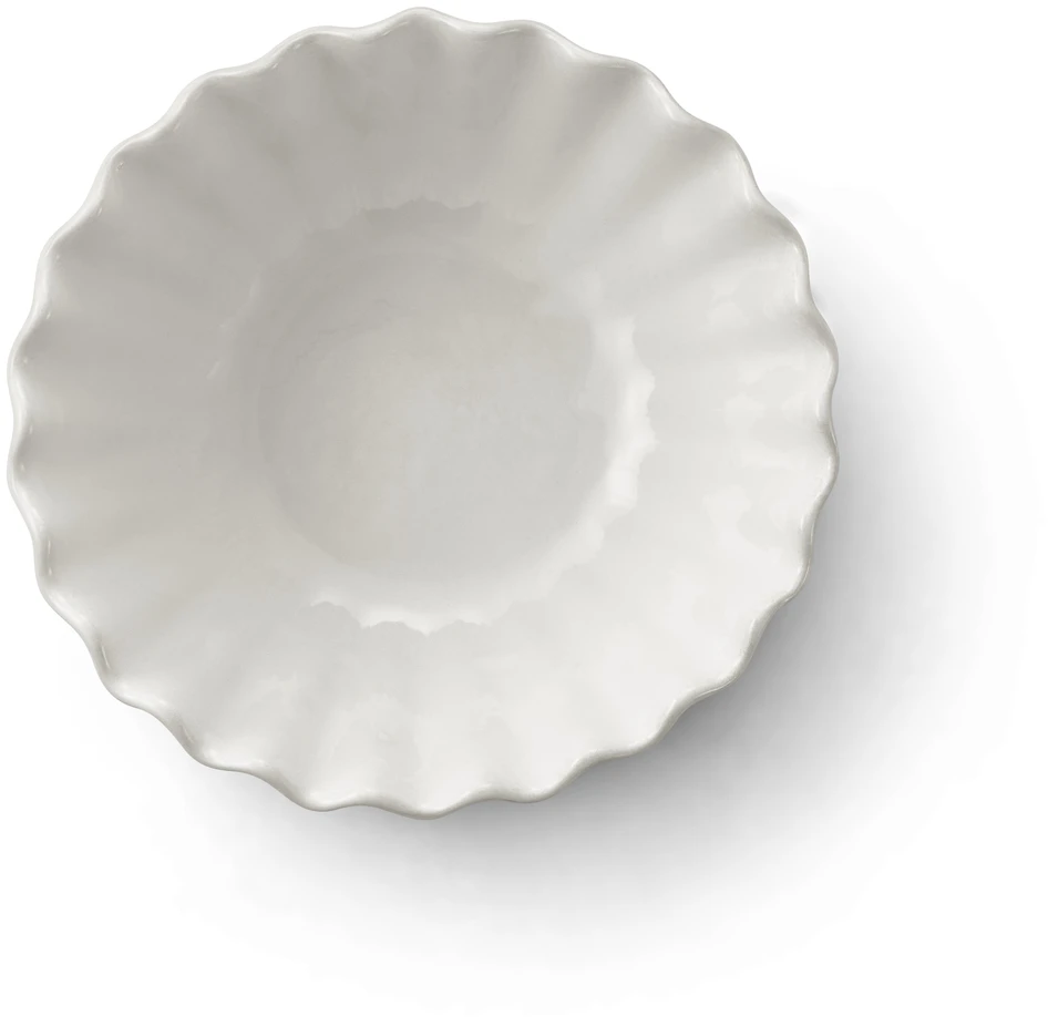 Shelly - Skål, H 7 Ø 14,5 cm  - Vit