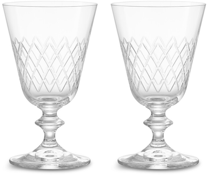 Eaton - Rödvinsglas, H 14,5 Ø 8,7 cm, 26 cl, 2-pack - Vit